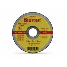 Disco Abrasivo de Corte 115x16x2222mm DAC115-24 Starrett