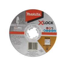 Disco Corte Fino X-Lock 125X1.2X22.23mm para Inox E-00418 Makita
