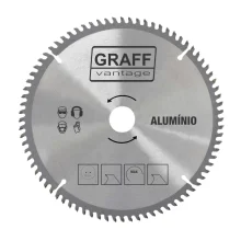 Disco de Serra Circular Alumínio 250mm 80 Dentes Alumínio Graff Vantage