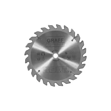 Disco de Serra Circular para Madeira 7.1/4 Pol 24 Dentes Graff Vantage