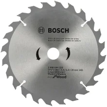 Disco de Serra ECO 24 Dentes 184mm Bosch