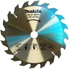 Disco de Serra TCT 235x25mm 20 Dentes para Madeira D-15811 Makita