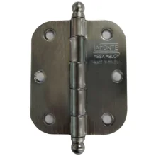 Dobradiça Canto Arredondado R15 Sem Anel 3Pol x 2.1/2Pol Cromo Acetinado 90 Yale La Fonte