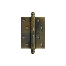 Dobradiça Latão Antique 3.1/2Pol x 3 Pol Com Anel 5535 Rodrigues