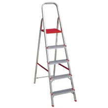 Escada Doméstica de Alumínio BTF 5 Degraus ESC0064 Botafogo