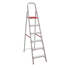Escada Doméstica de Alumínio BTF 6 Degraus ESC0065 Botafogo