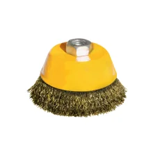 Escova de Aço Latonada Tipo Copo com Rosca 60mm M14 Graff Vantage