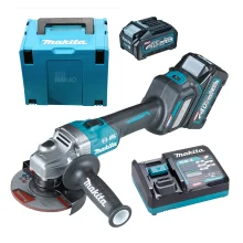 Esmerilhadeira Angular 125mm à Bateria e 2 Baterias 40V GA023GM201 Makita