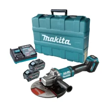 Esmerilhadeira Angular 230mm à Bateria e 2 Baterias 40V e Maleta GA038GT201 Makita
