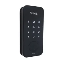 Fechadura Eletrônica Smart Lock SL110 Preta sem Maçaneta 0560110PR Papaiz
