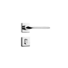 Fechadura Externa 357 R242 Cromado Acetinado MI680 Plena Papaiz