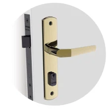 Fechadura Pop line Reta Externa Oxidado ESP26 40X53 PY43 03001071157 Soprano