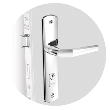 Fechadura Popline Reta Externa 40x53mm ESP26 PY45 Cromado 03001071101 Soprano