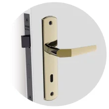 Fechadura Popline Reta Interna Oxidado ESP26 03002081157 Soprano