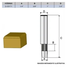 Fresa Combinada 10º HT D-03171 Makita