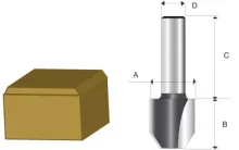 Fresa Combinada Ângulo 23º D-03187 Makita