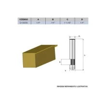 Fresa para Rebaixo em Fórmica HT D-03056 Makita