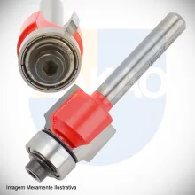 Fresa para Tupia Cordão Calçada de Widea com Rolamento Raio 2mm 34-10106 Freud