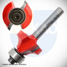 Fresa para Tupia Cordão Calçada de Widea com Rolamento Raio 8mm 34-11206 Freud