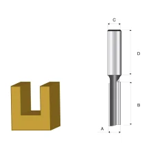 Fresa Paralela Dupla 1/2 Pol D-01529 Makita