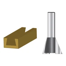 Fresa Rabo de Andorinha Diamantada 3/4 Pol Haste 1/2 Pol D-49563 Makita