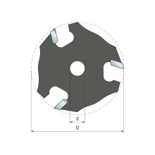 Fresa Serrinha Debrum Corte de 1.50mm 56-09908 Freud