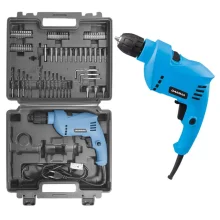 Furadeira de Impacto 3/8 Pol 650 Watts e 73 Acessórios Gamma Ferramentas