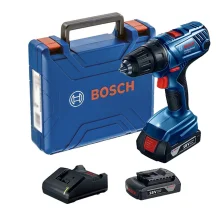 Furadeira e Parafusadeira à Bateria e 2 Baterias 18V e Maleta GSB180-LI Bosch