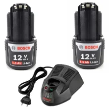 Furadeira Parafusadeira à Bateria e 2 Baterias 12V GSR 120LI Bosch