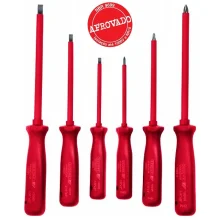 Jogo Chave de Fenda e Cruzada 1000V- 150NR/160NR Gedore