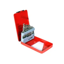 Jogo de Brocas Helicoidais Aço Rápido com Haste Cilíndrica F000998 Ipiranga