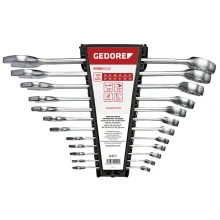 Jogo de Chave Combinada 10 a 32mm 3300990 Gedore 12 Peç