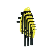 Jogo de Chaves Hexagonais em Polegadas 69-254 Stanley 10 Peças