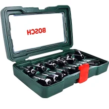 Jogo de Fresas 1/4Pol para Tupia 15 Peç Bosch