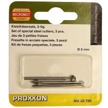 Jogo de Fresas em Tungstênio 3 peç 28720 Proxxon