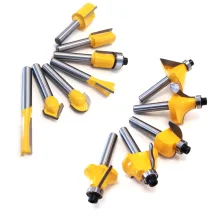 Jogo de Fresas para Madeira 6mm KF12 NKF 12 peç