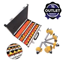 Jogo de Fresas para Madeira 6mm NKF 35 peç Outlet