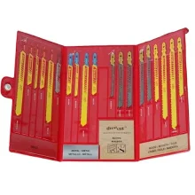 Jogo de Lâminas de Serra Tico Tico Encaixe Unificado BU4 Starret 19 Peç