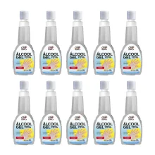 Kit 10 Álcool Gel 70° Antisséptico e Higienizador de Mãos 500G Orbi