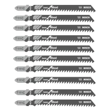 Kit 10 Lâminas de Serra Tico Tico T111C Bosch