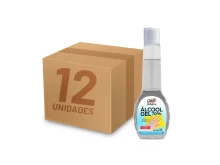 Kit 12 Unid Álcool Gel 70° Antisséptico e Higienizador de Mãos 200G Orbi