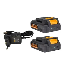 Kit 2 Baterias Charger 20V 1500mAh e Carregador de Bateria D029 NKF