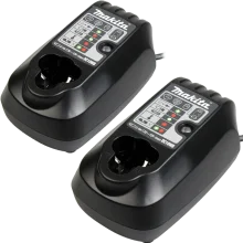 Kit 2 Carregadores de Bateria DC10WB 196964-5 Makita Bivolt