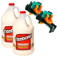 Kit 2 Sargentos Clip Angular 305100 Wolfcraft e 2 Colas Original 41kg