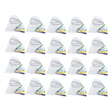 Kit 20 Máscaras Protetor Facial Family Personagem Visor Transparente Face Shield