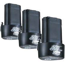 Kit 3 Baterias 12V Í de Lítio BL1014 196338-0 Makita