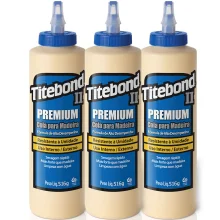 Kit 3 Colas para Madeira II Premium Wood Glue 473 ml Titebond