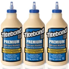 Kit 3 Colas para Madeira II Premium Wood Glue 946ml Titebond