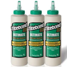 Kit 3 Colas para Madeira III Ultimate Wood Glue 473 ml Titebond
