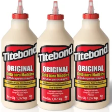 Kit 3 Colas para Madeira Original Wood Glue 946 ml Titebond